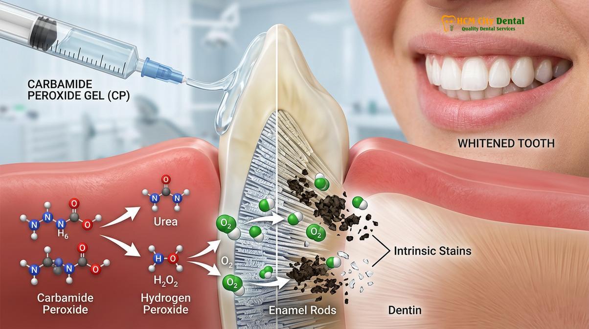 Clinical photography related to opalescence gel concentration guide