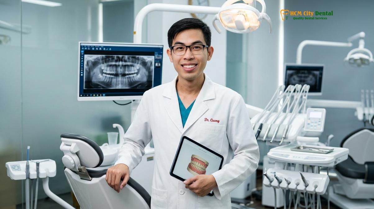 Dr. Nguyen Van Cuong DDS at HCMC Dental Clinic