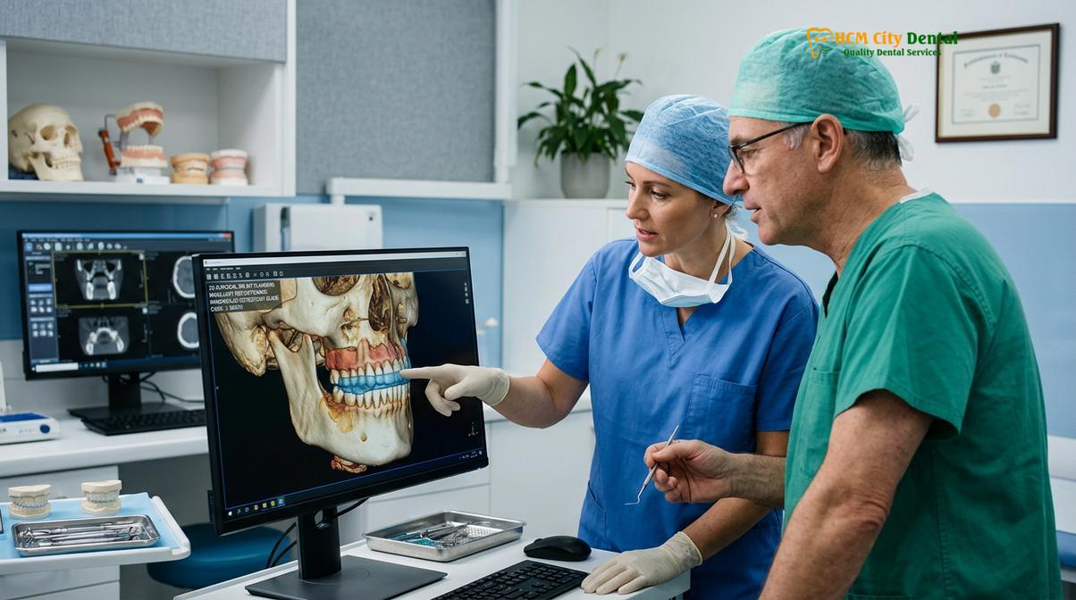 Visual description of Orthognathic Surgery Gummy Smile