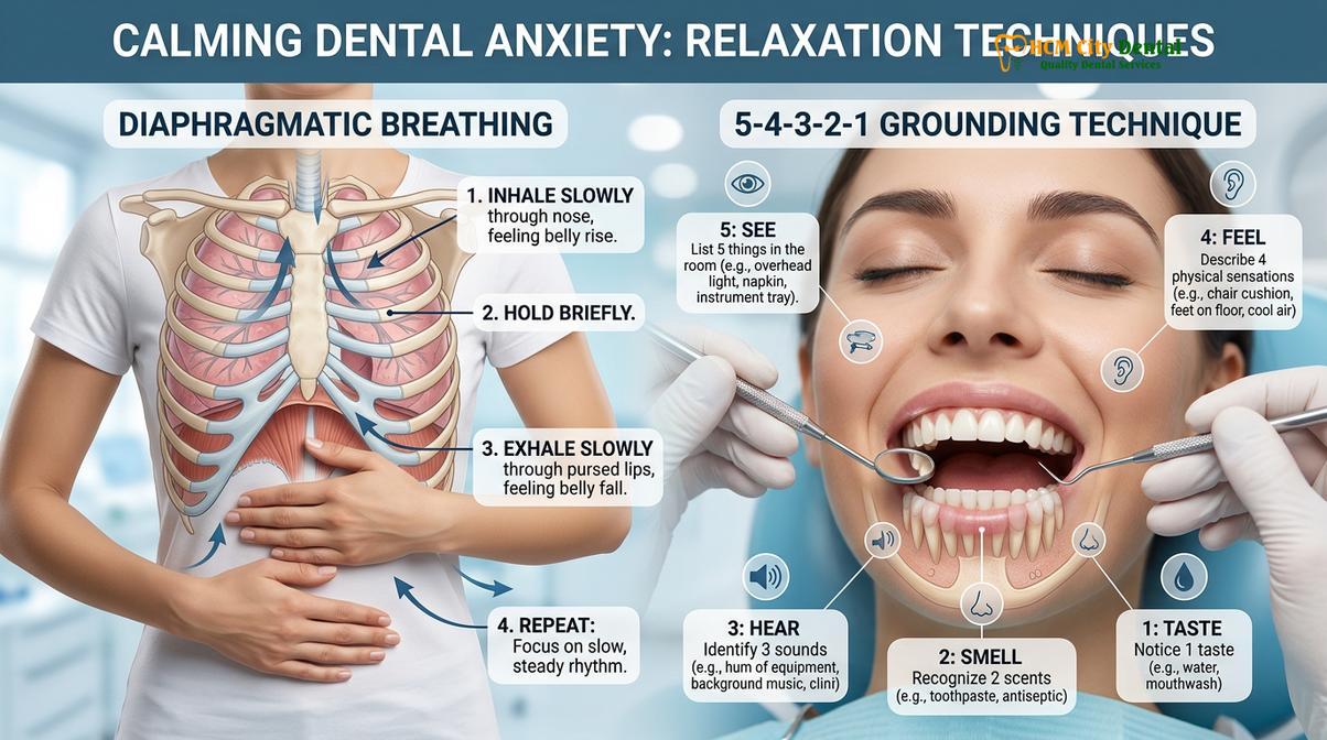 Visual illustration of overcome dental fear