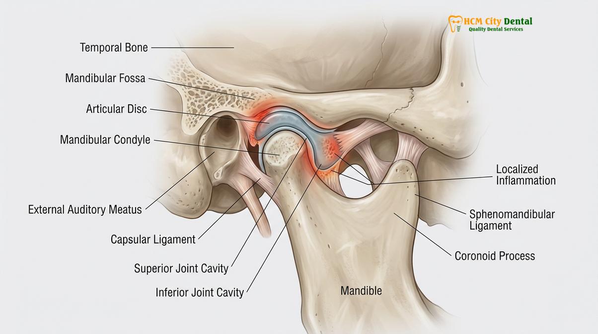 Clinical photography related to Ozone Therapy TMJ Joint