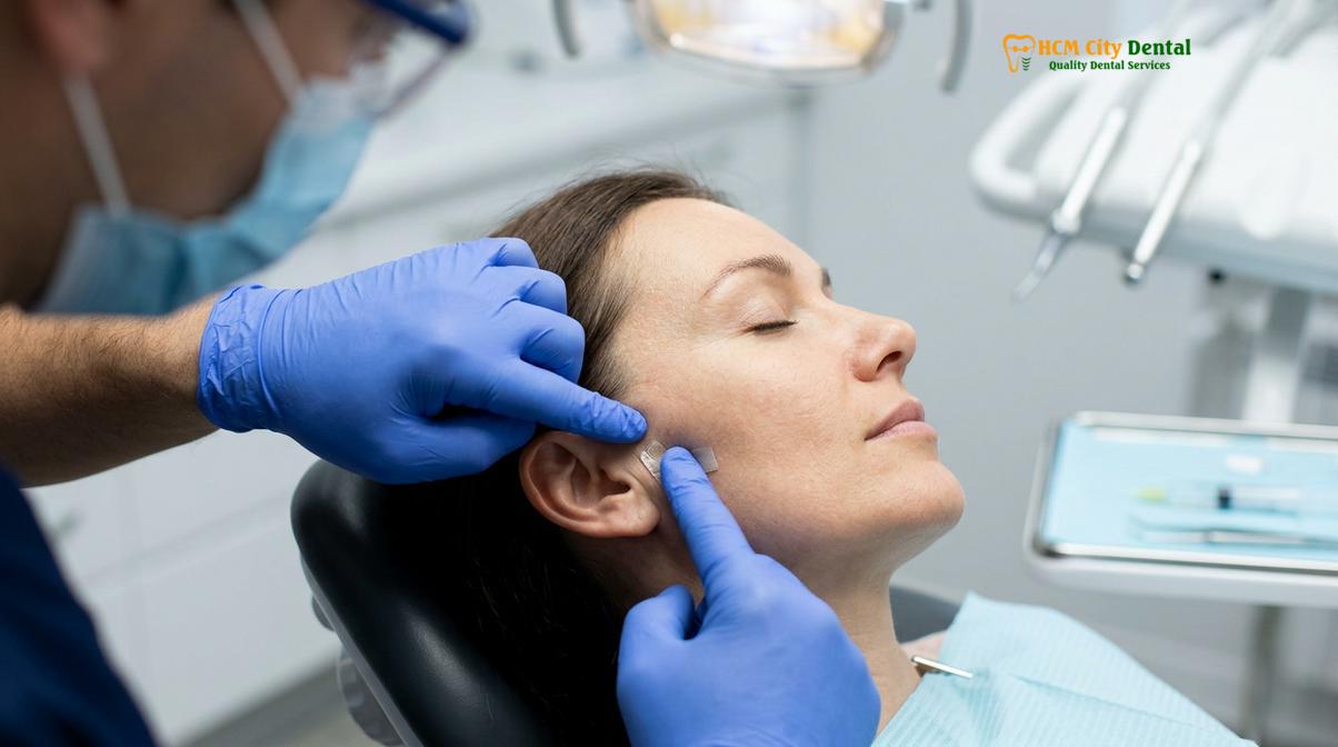 Visual description of Ozone Therapy TMJ Joint