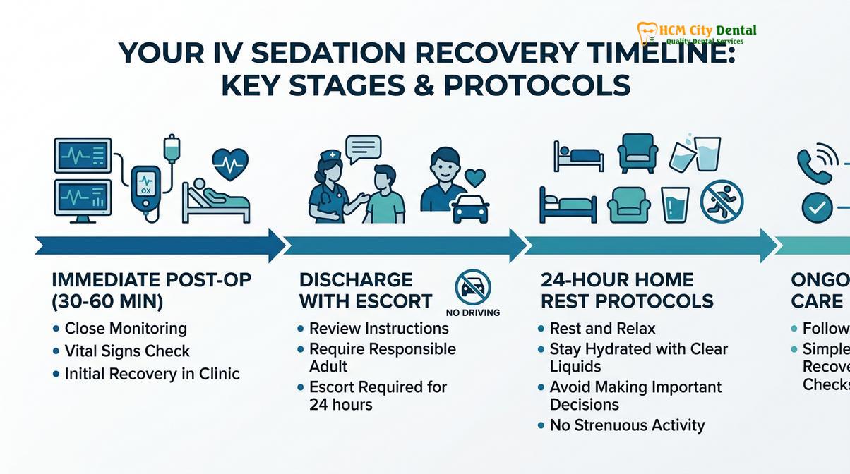 Summary diagram of iv sedation dental surgery vietnam