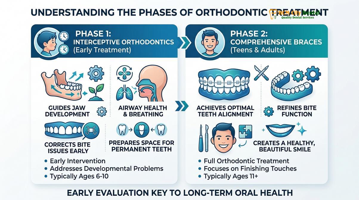 Summary diagram of Pediatric Interceptive Orthodontics Myofunctional