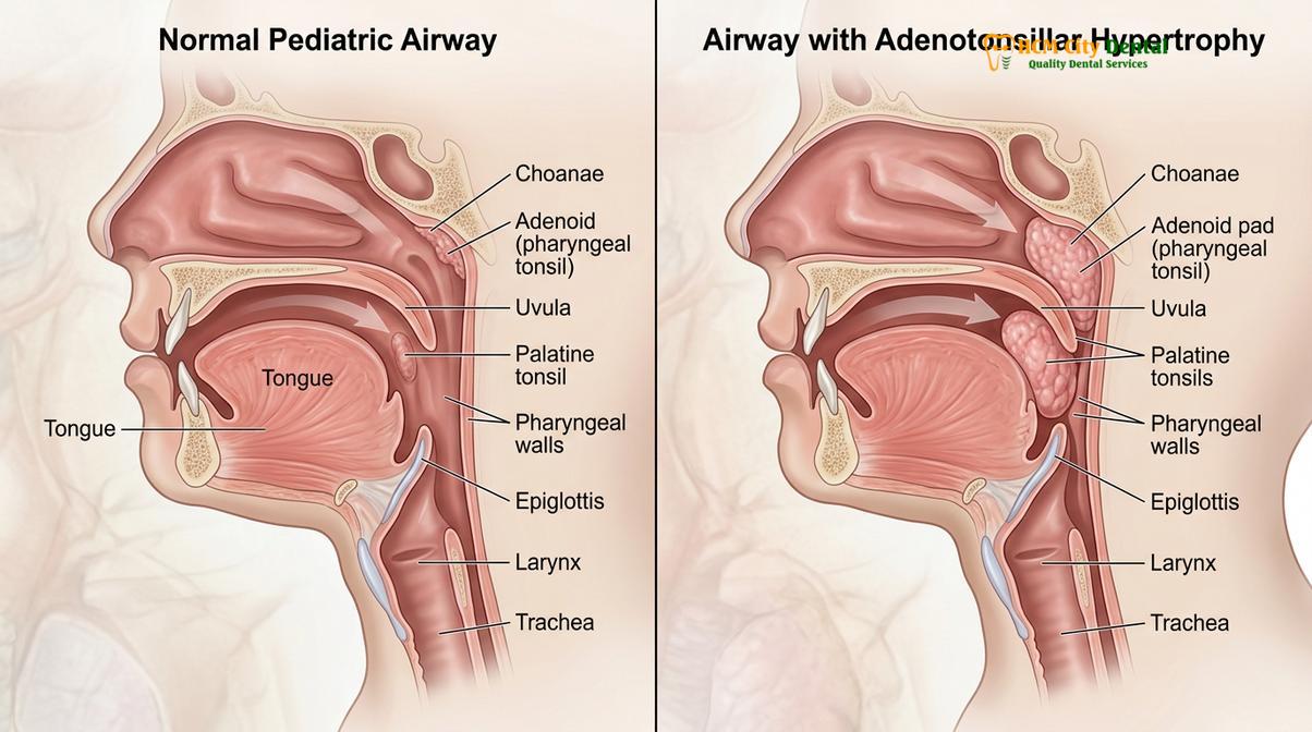 Clinical photography related to pediatric sleep apnea