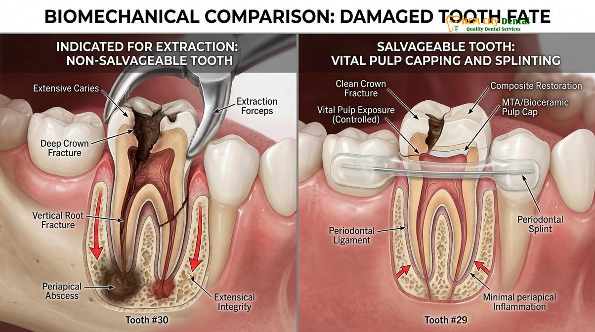 Visual description of full mouth reconstruction gum disease