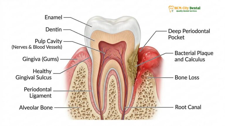 Periodontal Pocket Depth: Clinical Guide & Chart Meaning | HCMC Dental