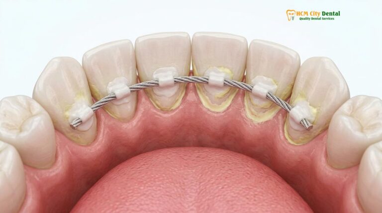 Permanent Bonded Retainer Hygiene Flossing Guide | HCMC Dental