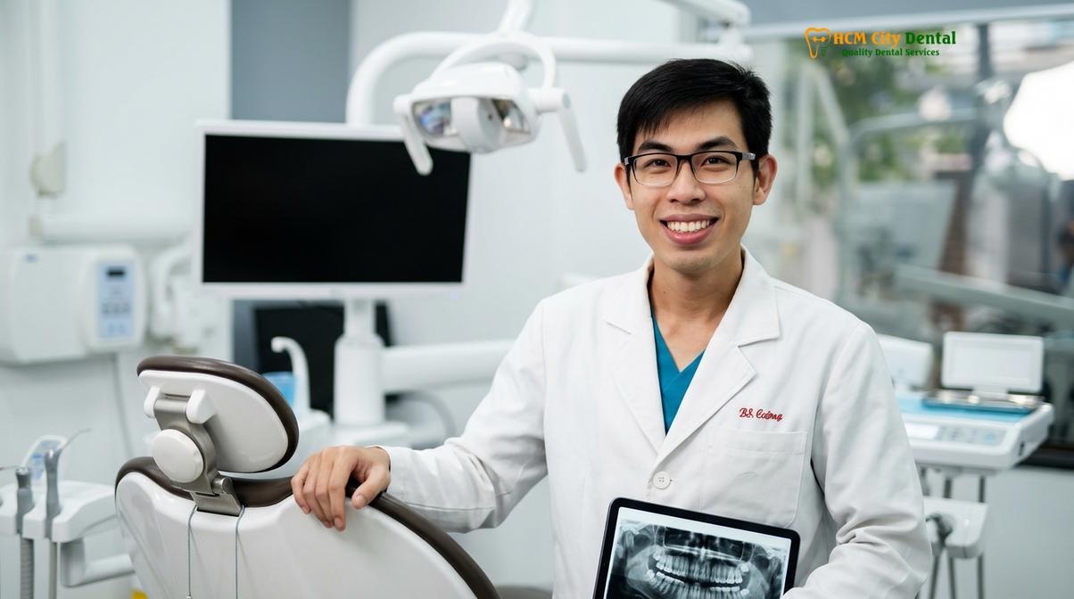 Dr. Nguyen Van Cuong DDS at HCMC Dental Clinic