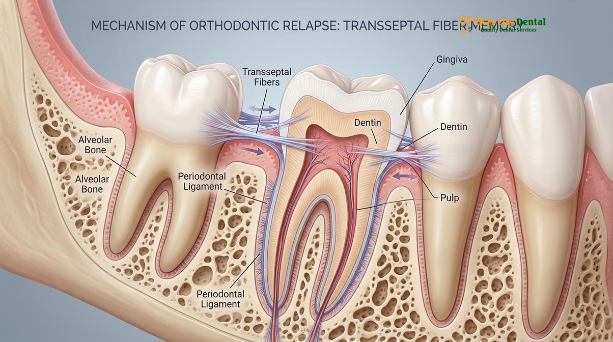 Clinical photography related to plastic aligner retainer vs wire retainer