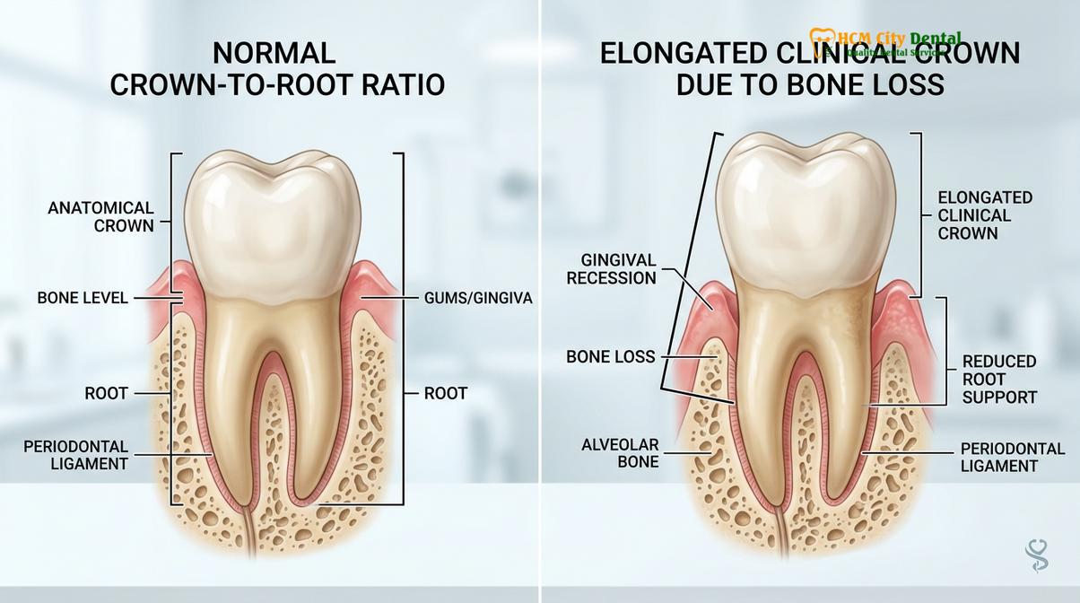 Clinical photography related to long dental