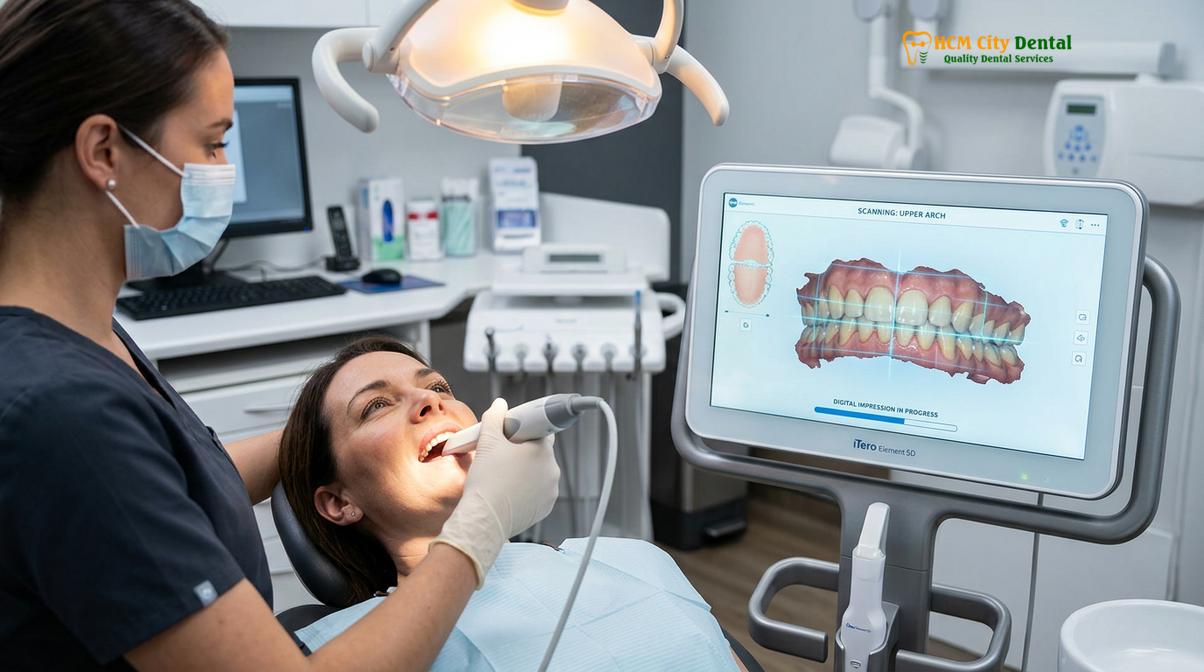 Visual description of veneers for gaps