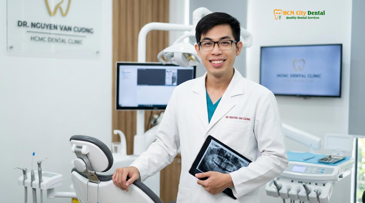 Dr. Nguyen Van Cuong DDS at HCMC Dental Clinic