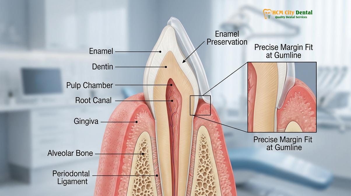 Clinical photography related to veneers vietnam 3 to 5 days