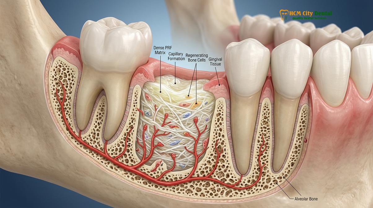 Clinical photography related to prf wisdom teeth recovery