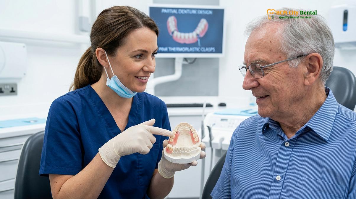 Visual description of Prosthodontic Examination Saigon