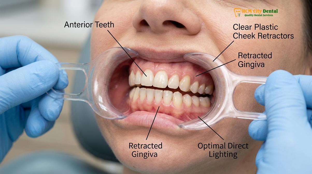 Clinical photography related to remote dental consultation vietnam
