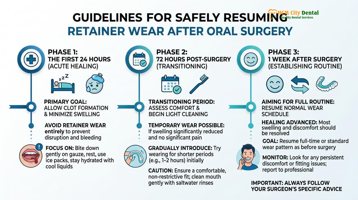 Summary diagram of retainer wisdom teeth
