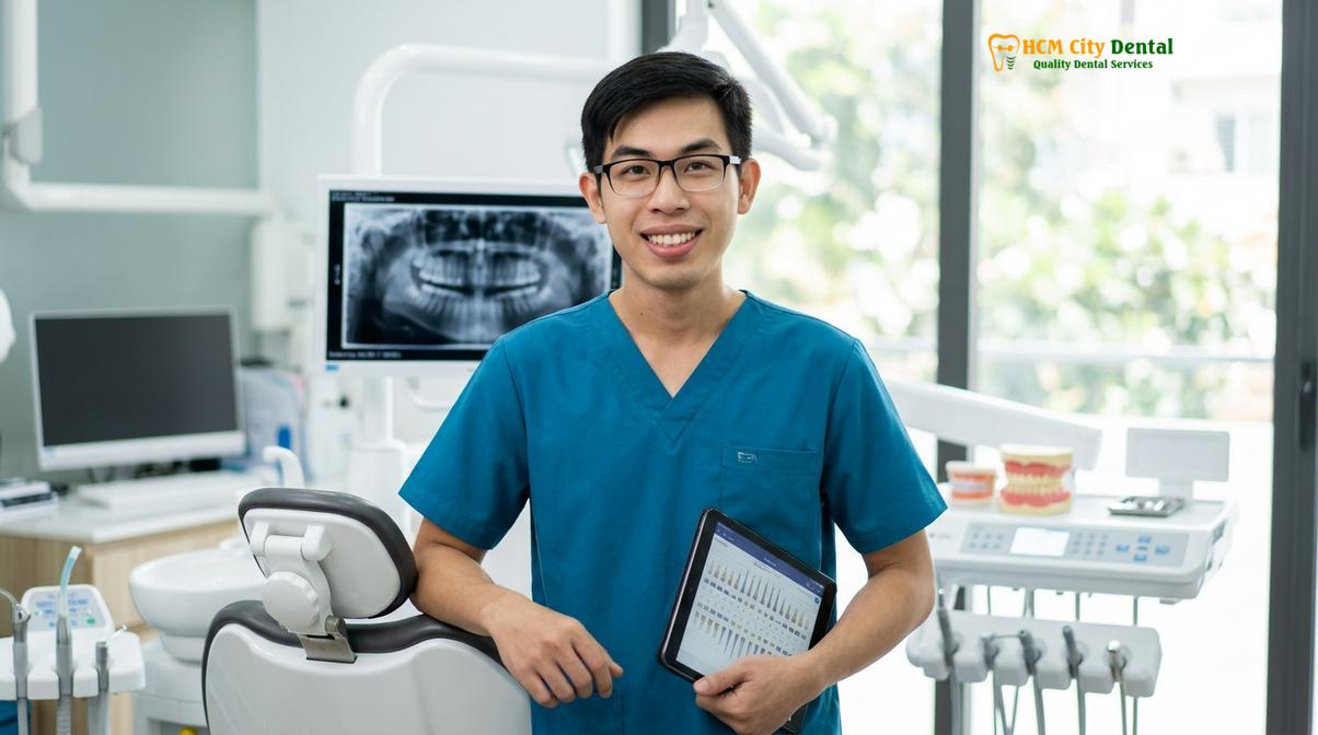 Dr. Nguyen Van Cuong DDS at HCMC Dental Clinic