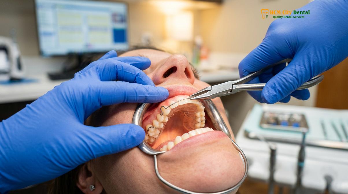 Clinical photography related to can retainer straighten teeth