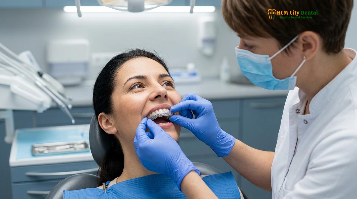 Clinical illustration of retainer for adults