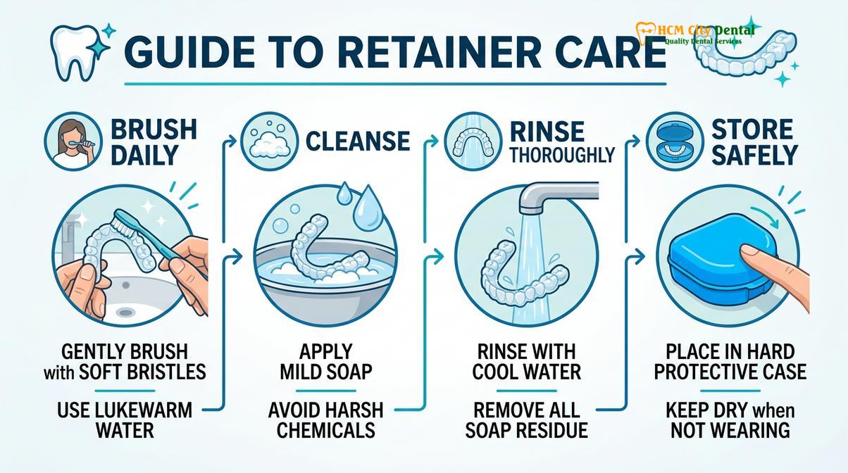 Summary diagram of retainer for kids
