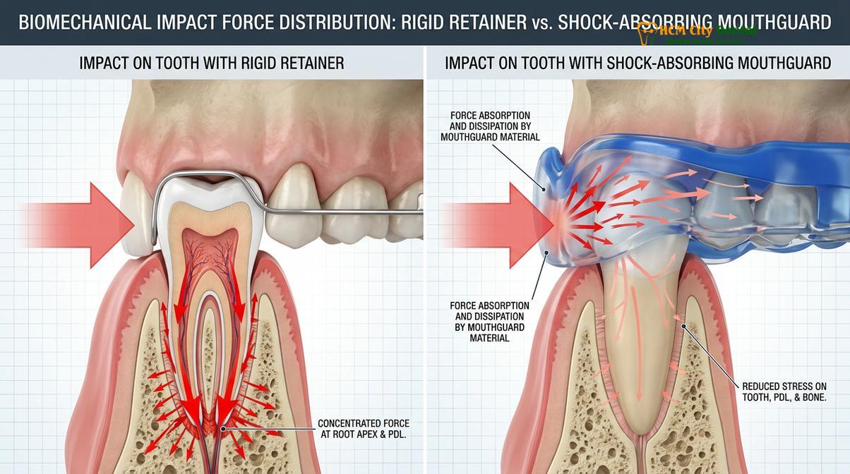 Clinical photography related to retainer and sports