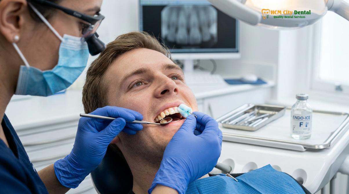 Visual illustration of Irreversible Pulpitis Treatment
