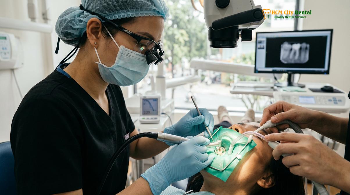Clinical illustration of Root Canal Aftercare