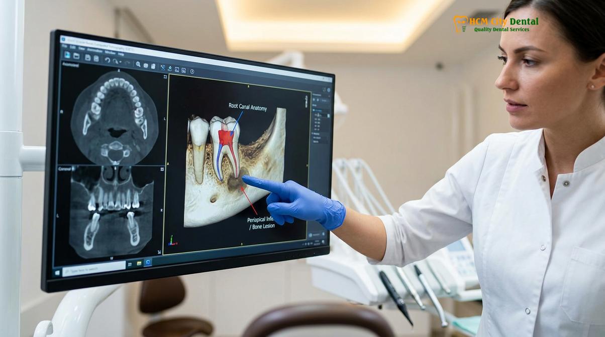 Visual description of Root Canal Cost Vietnam vs UK