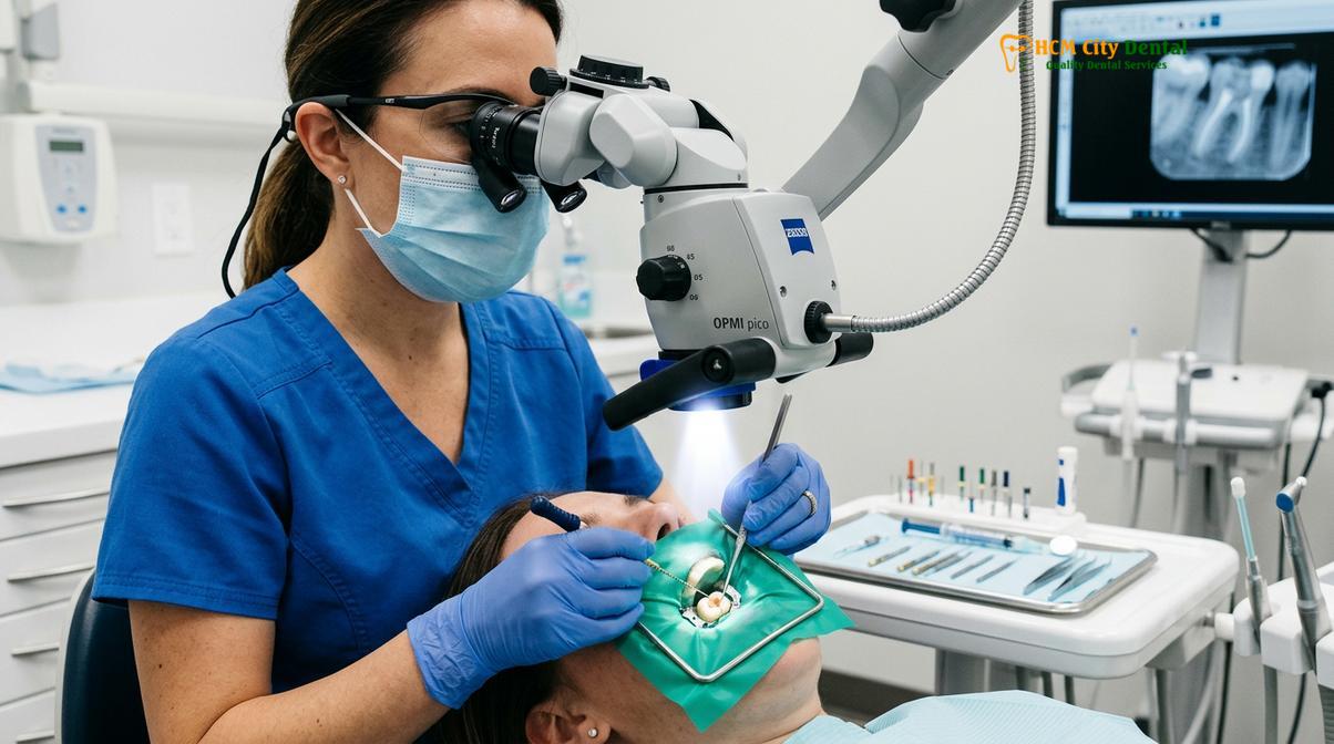 Clinical photography related to Root Canal Cost Vietnam vs USA
