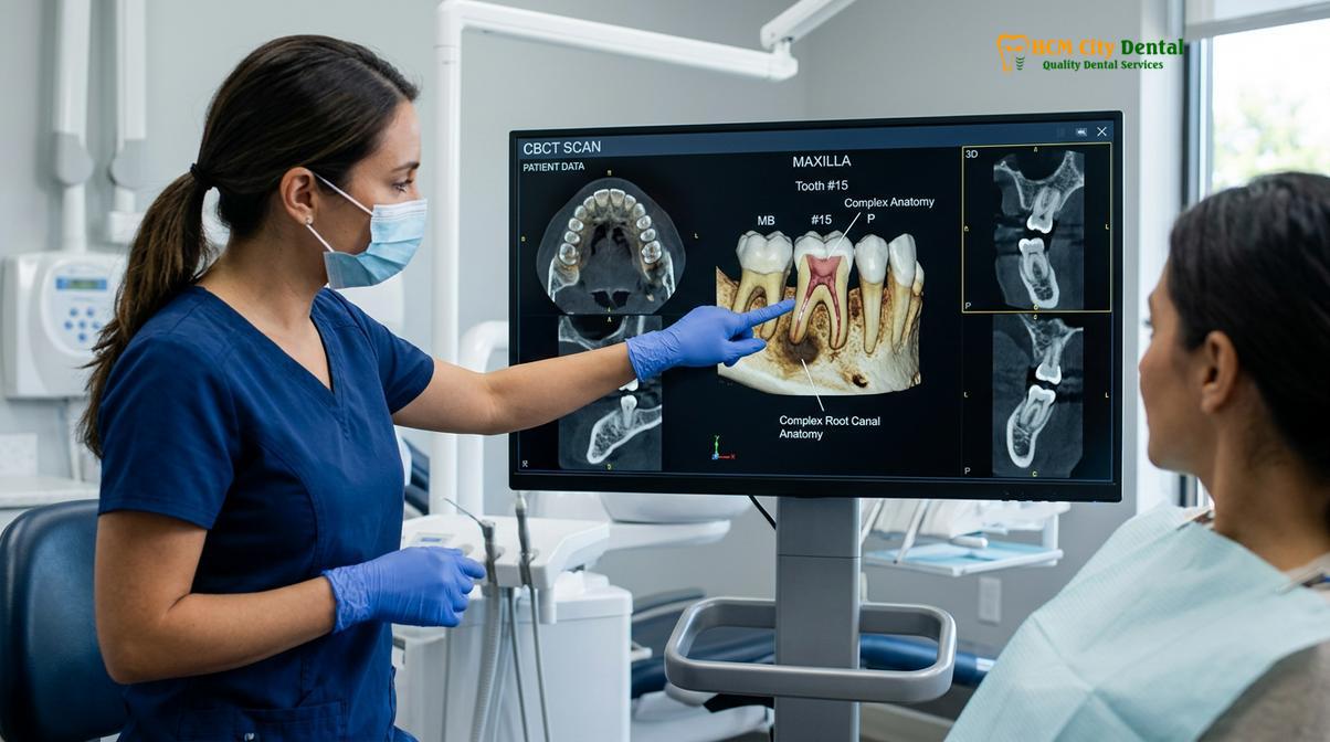Visual description of Root Canal Cost Vietnam vs USA