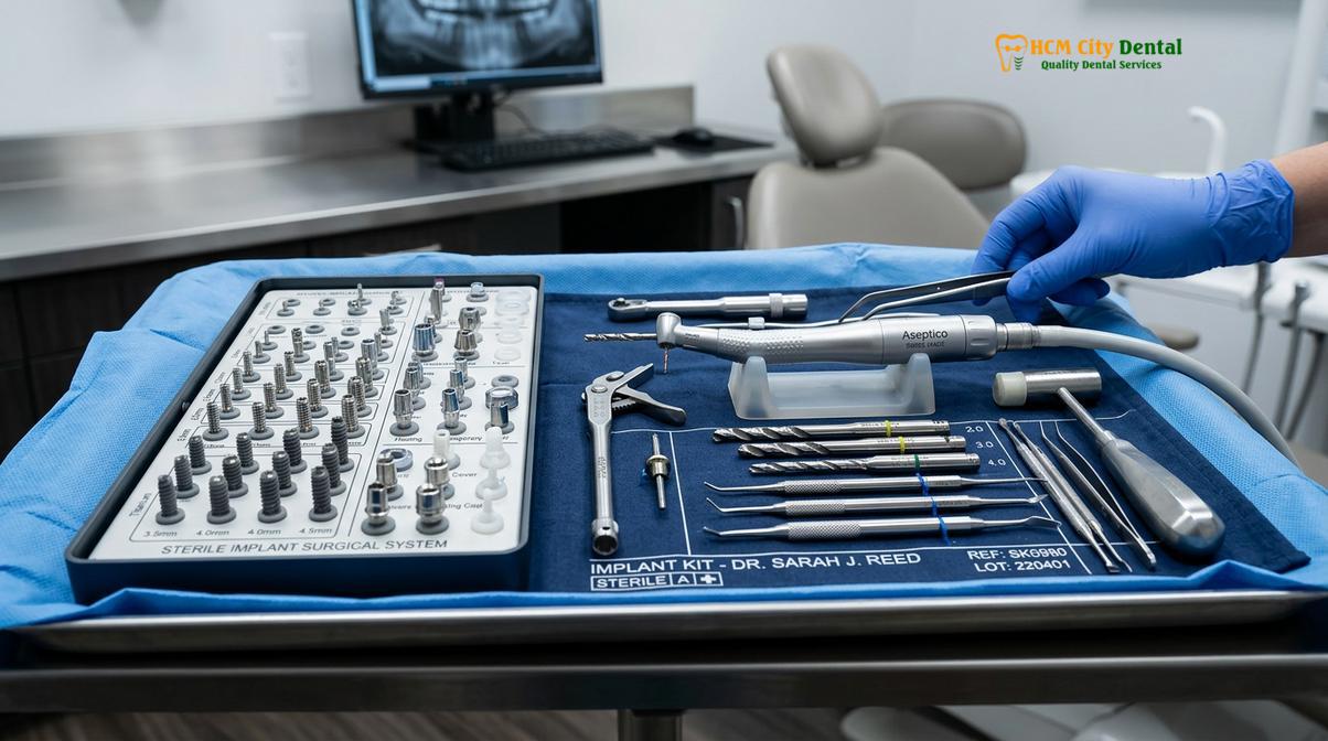 Clinical photography related to implant consultation Saigon