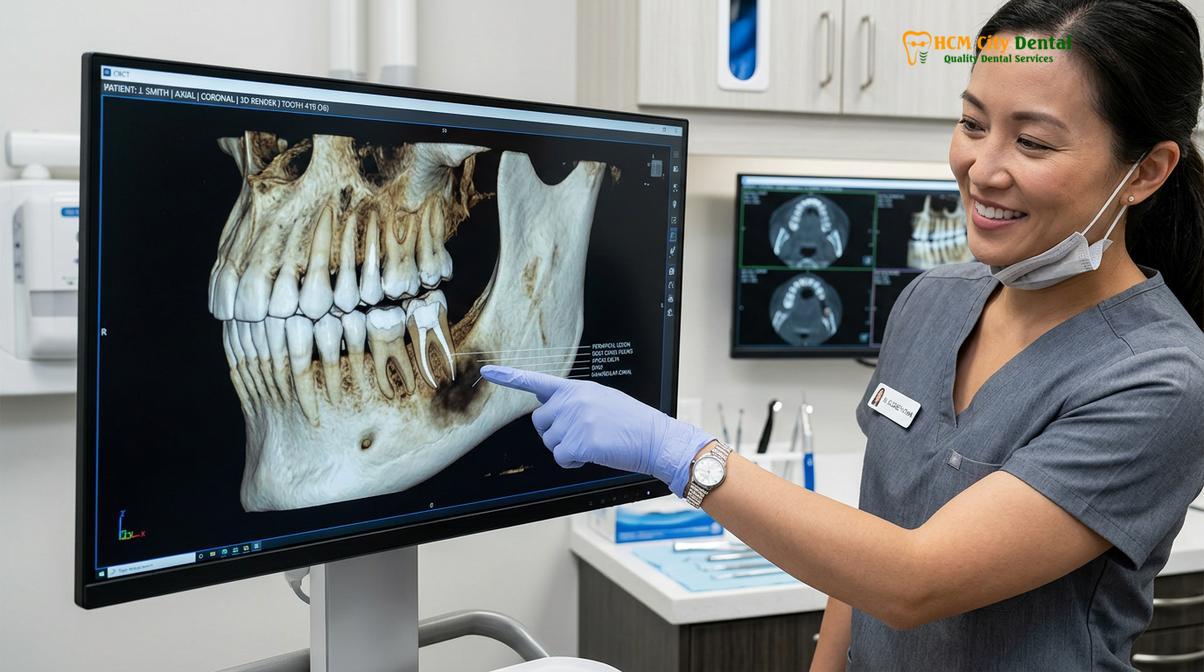 Clinical photography related to Same Day Root Canal Saigon