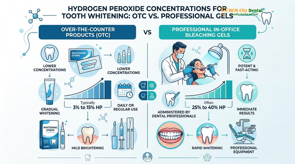 Summary diagram of same day teeth whitening tourist saigon