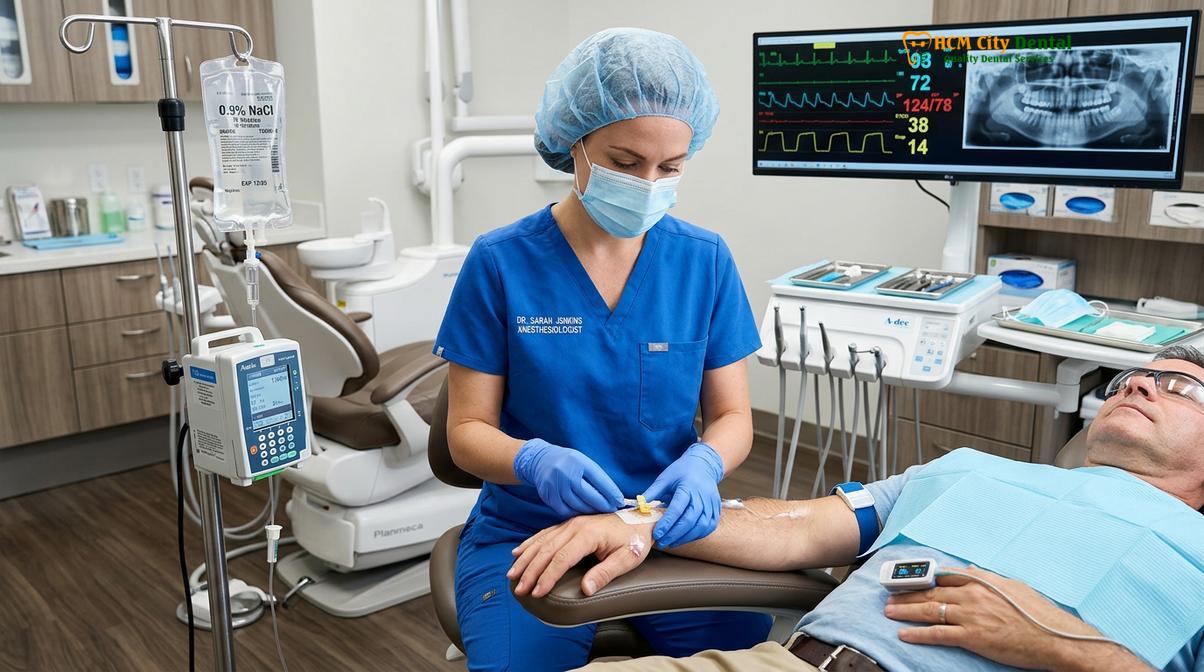 Clinical photography related to sedation dental tourism Vietnam