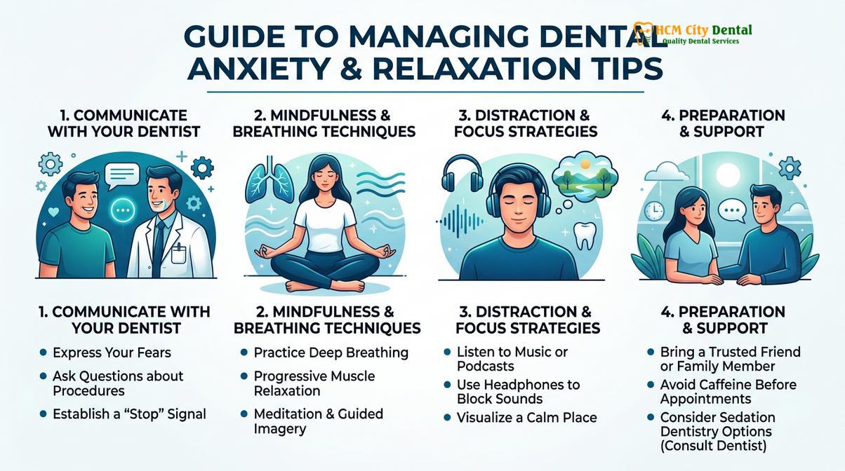 Summary diagram of sedation dental tourism Vietnam