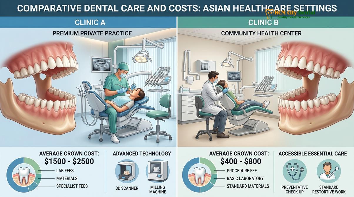 Clinical photography related to sedation dentistry cost Vietnam vs Korea