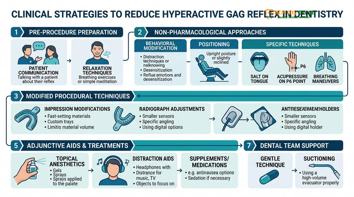 Summary diagram of sedation gag reflex