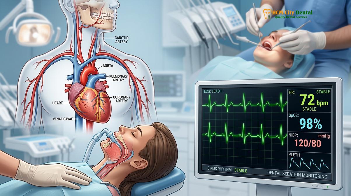 Clinical photography related to sedation medical conditions