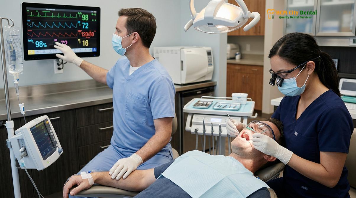 Visual illustration of Dental Sedation for TMJ HCMC