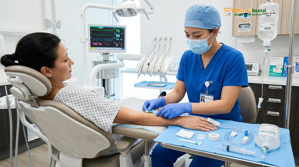 Clinical photography related to sedation levels dentistry