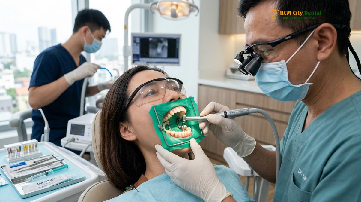 Clinical illustration of Need a Root Canal Signs