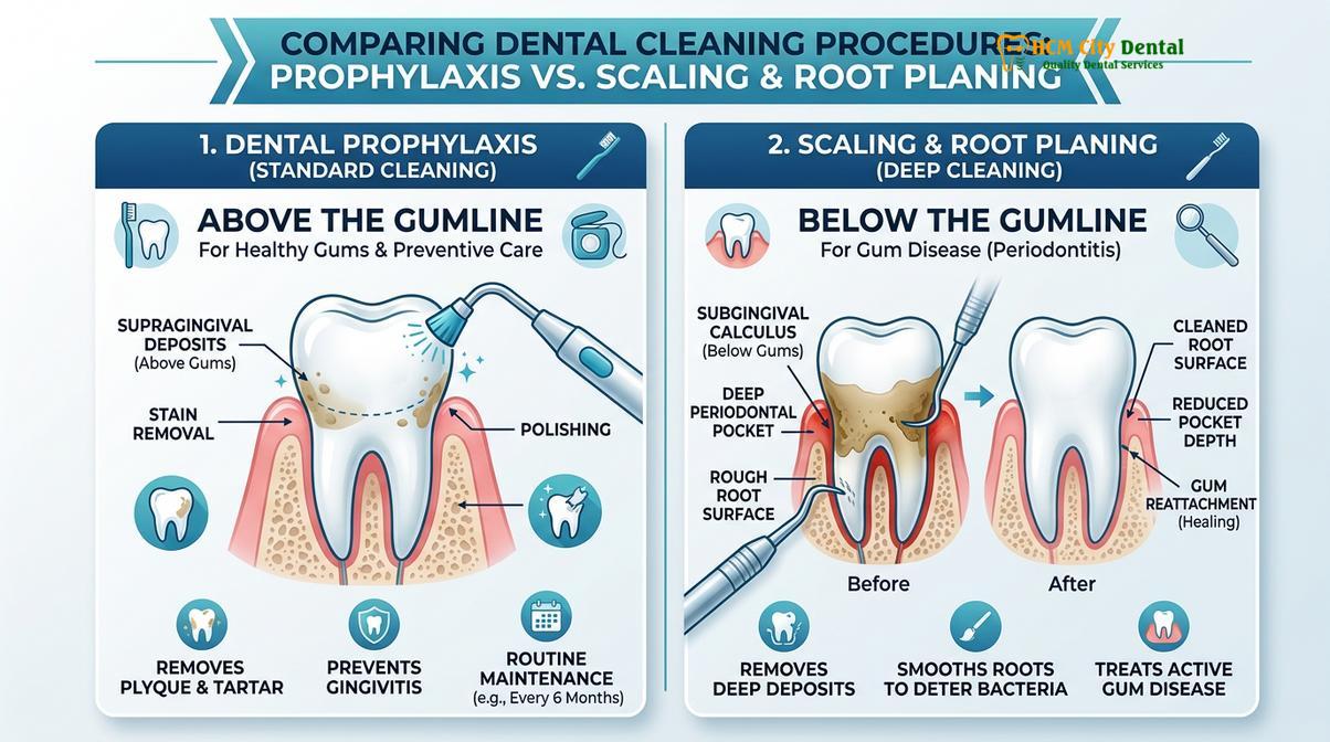Summary diagram of Signs You Need Deep Cleaning Tartar Gums