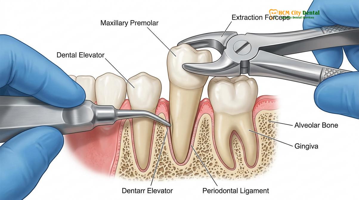 Clinical photography related to Simple vs Surgical Extraction Differences