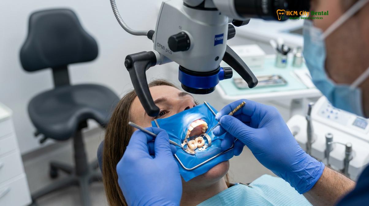 Clinical photography related to Single Visit Root Canal Vietnam
