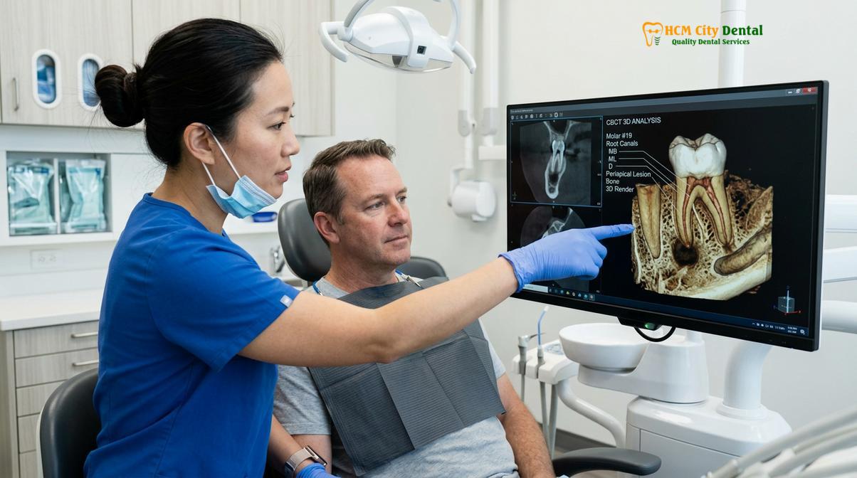 Visual description of Single Visit Root Canal Vietnam