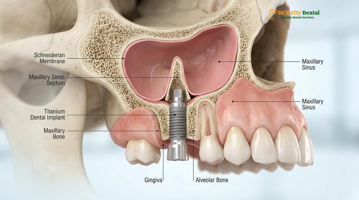 Clinical photography related to dental implant complications