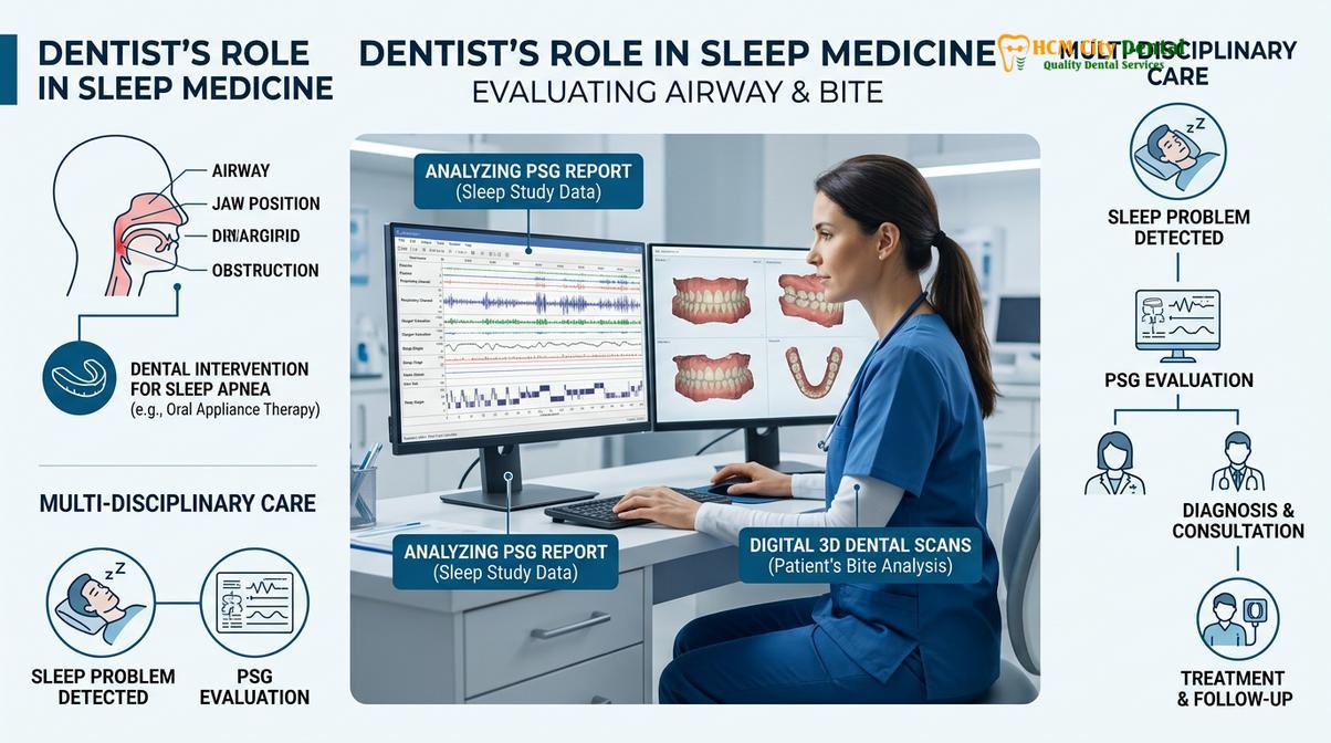 Visual illustration of Sleep Apnea and Teeth Grinding