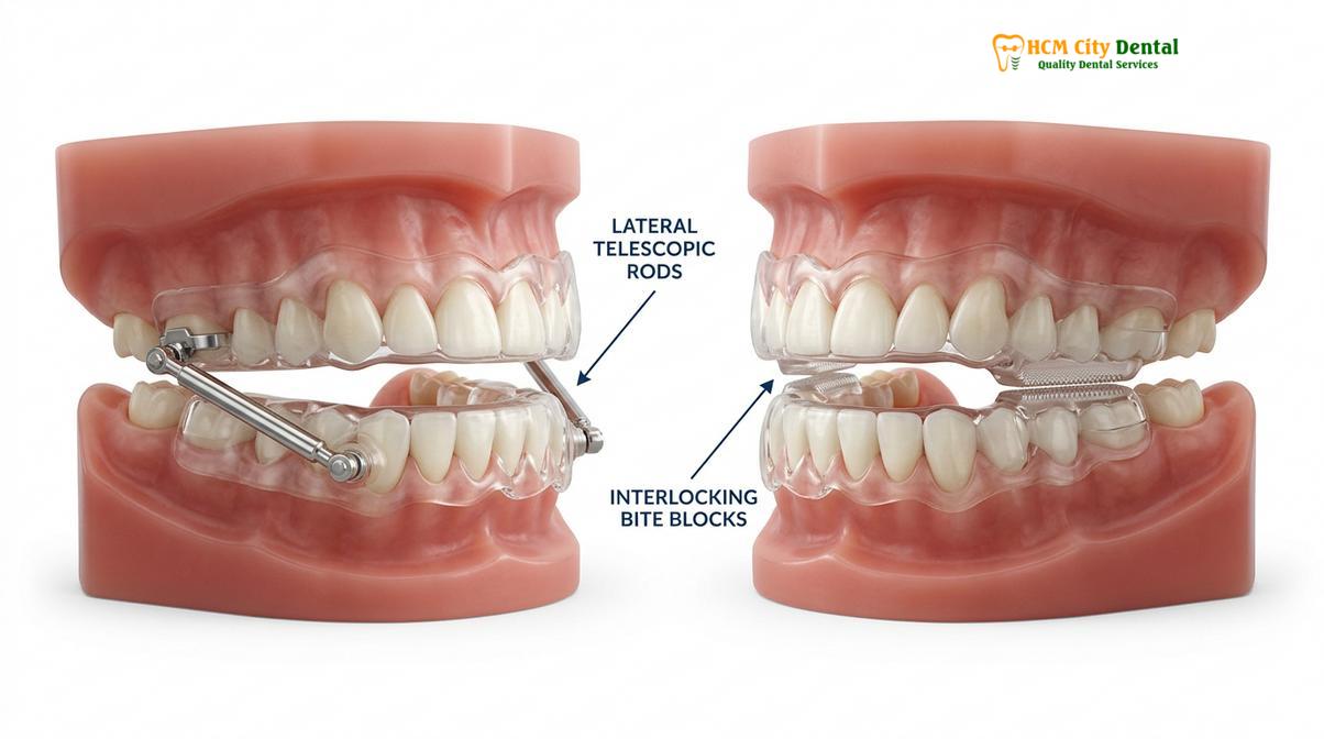 Visual description of anti snoring device clinic vietnam